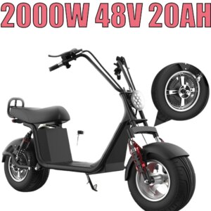 Electric Motorcycle 2000W48V20AH Removable Lithium Battery Adult Ebike Off-road Mountain Fat Tire Double Seat Electric Scooter - AliExpress 201355758